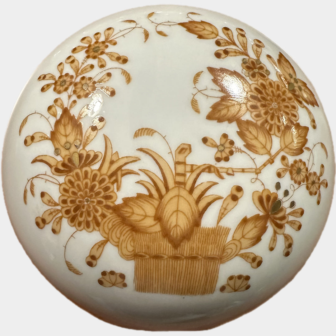 HEREND Sarı Chinese Bouquets Bonboniere