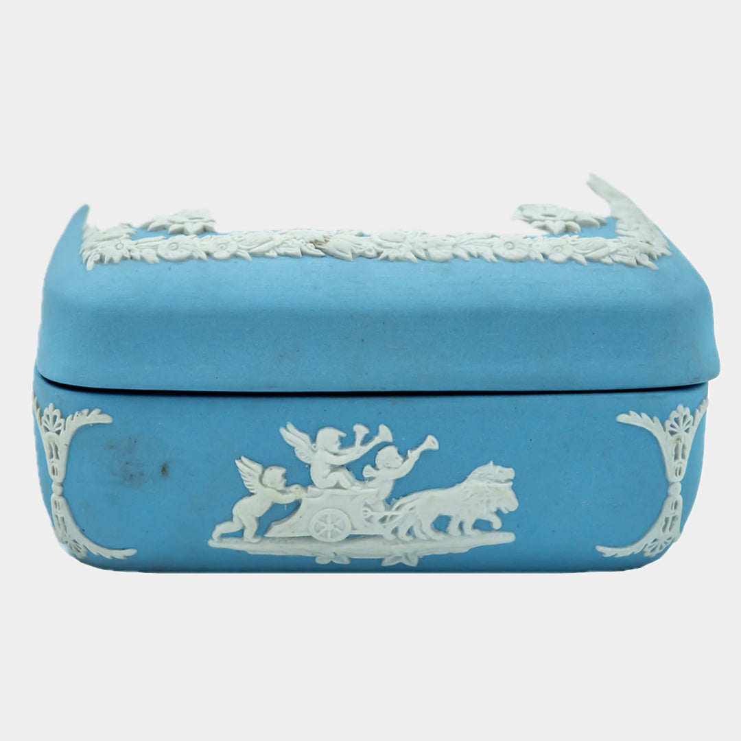 Wedgwood Mavi Kapaklı Bonboniere