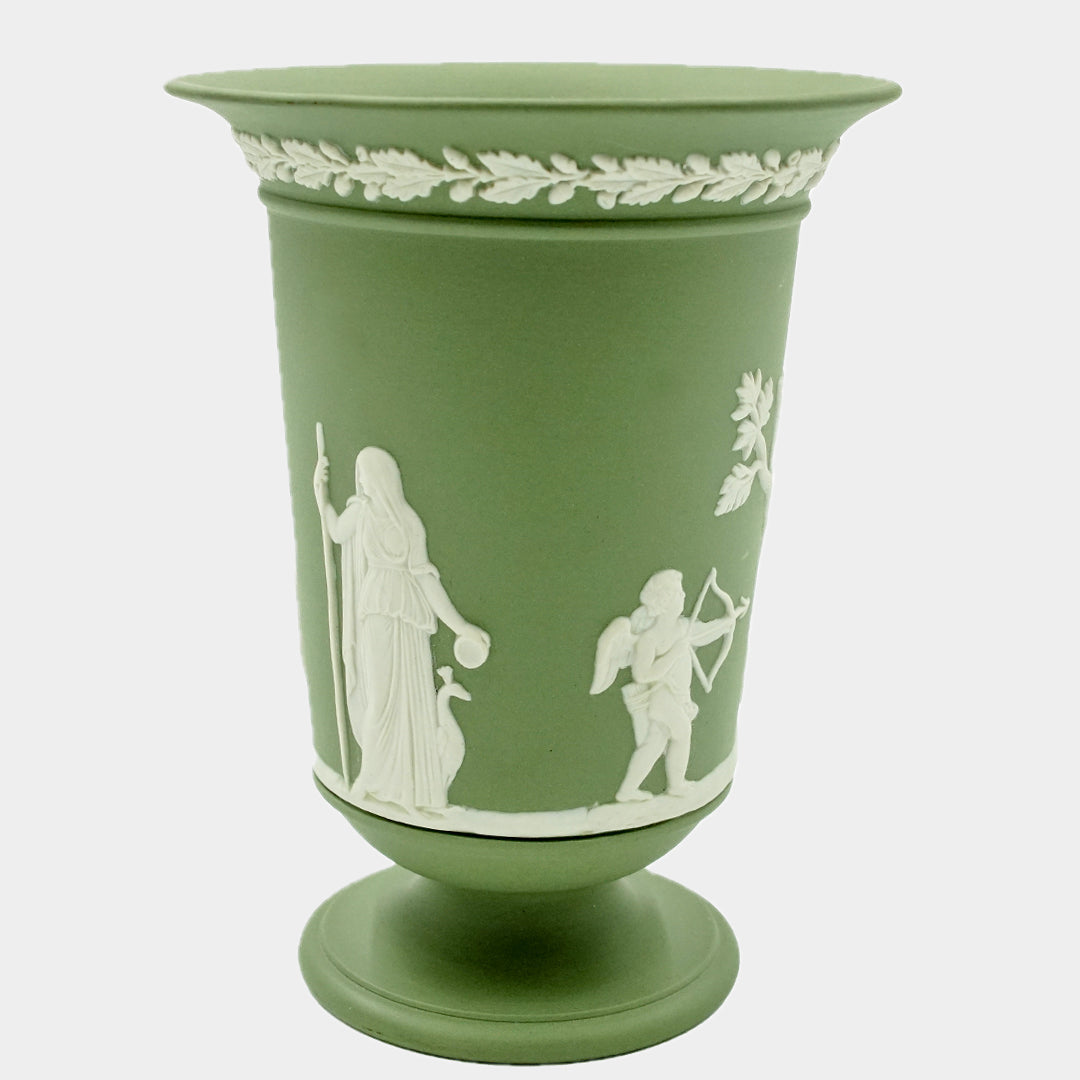 Wedgwood Yeşil Vazo Kolsuz