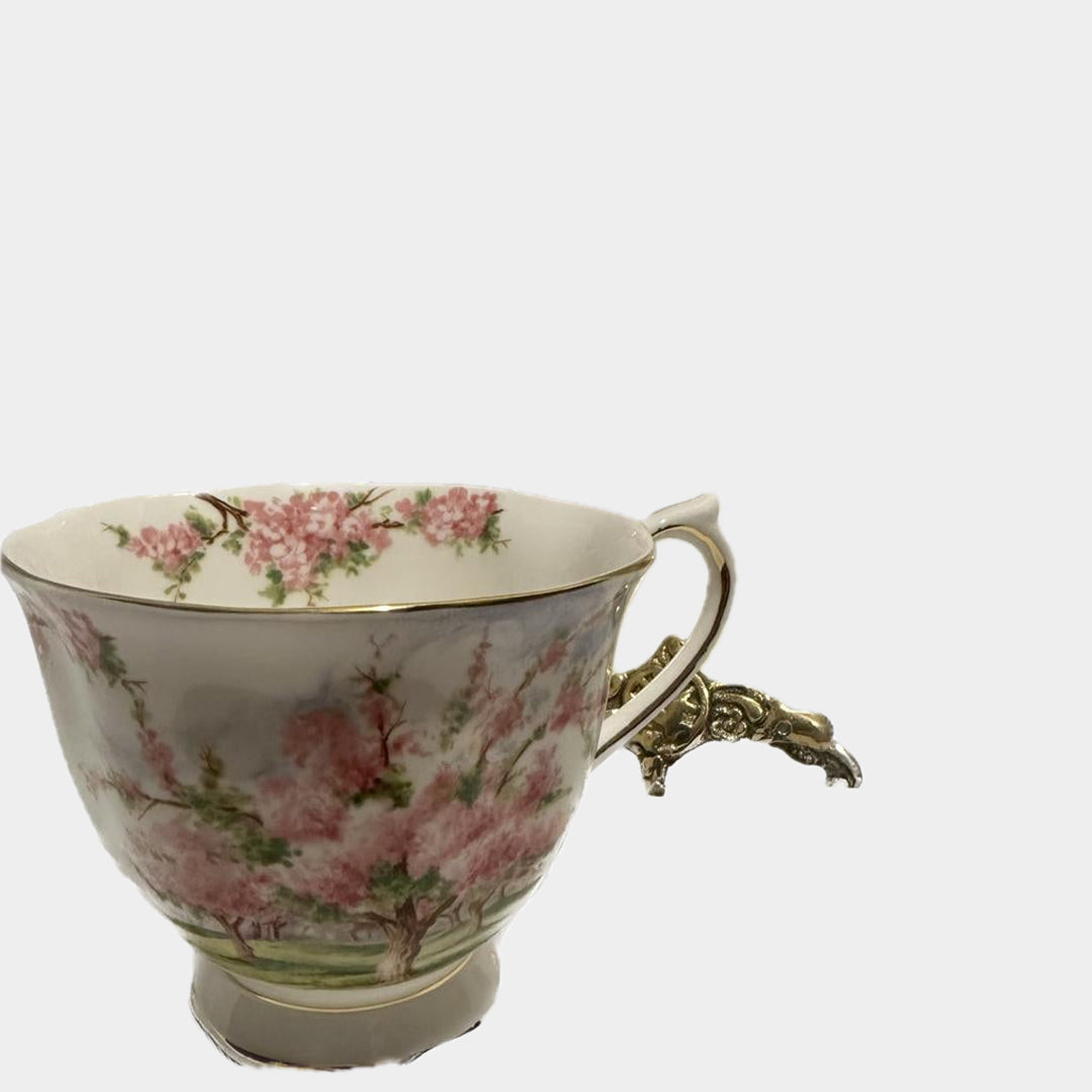 İngiliz Royal Albert Blossom Time porselen çay fincanı