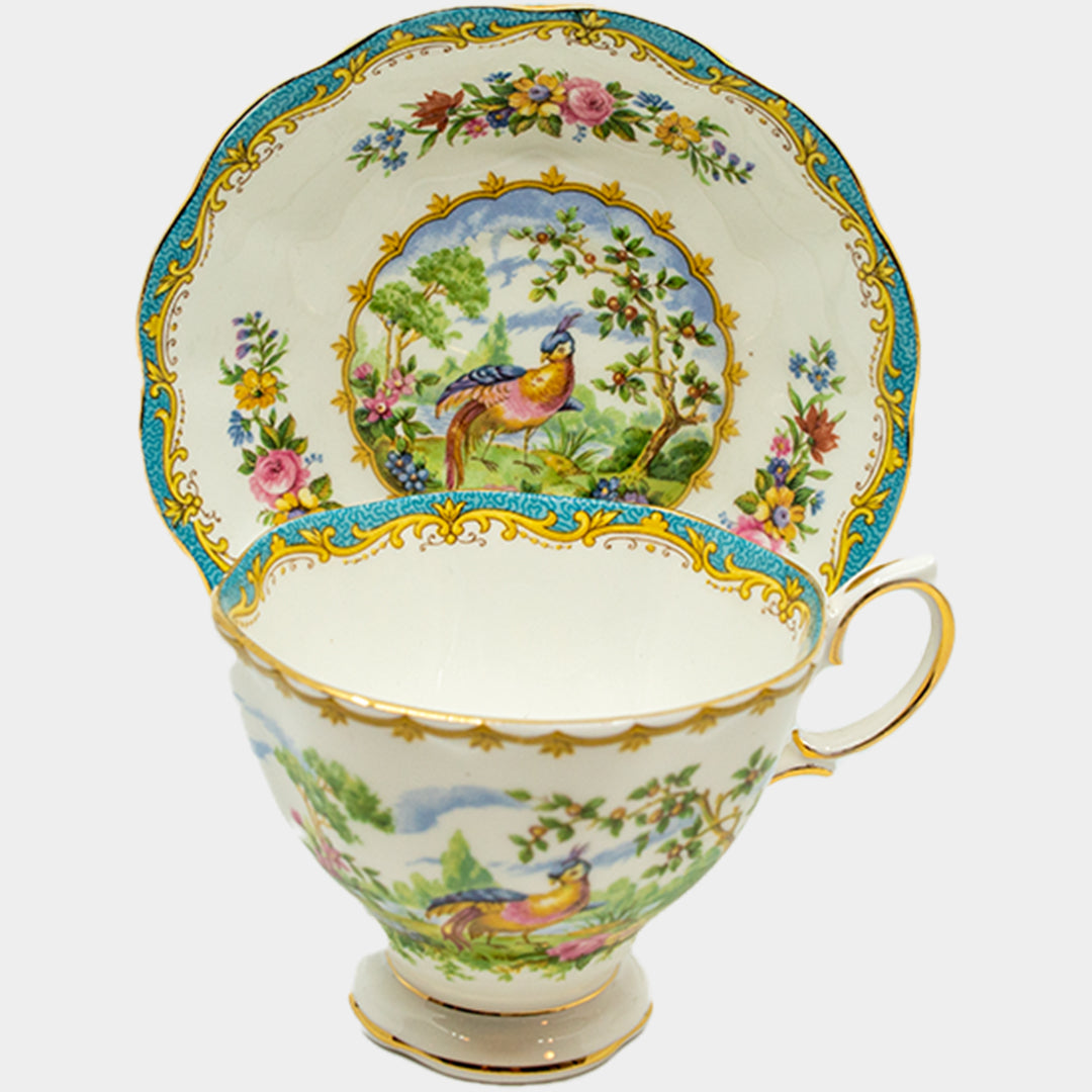 İngiliz Royal Albert Chelsea Bird çay fincanı