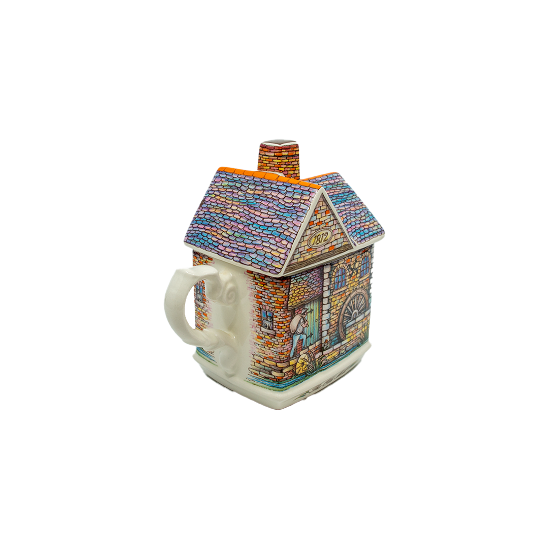 İngiliz Sadler ‘’The Old Mill ‘’ isimli vintage eski çiftlik evi şeklinde porselen pot