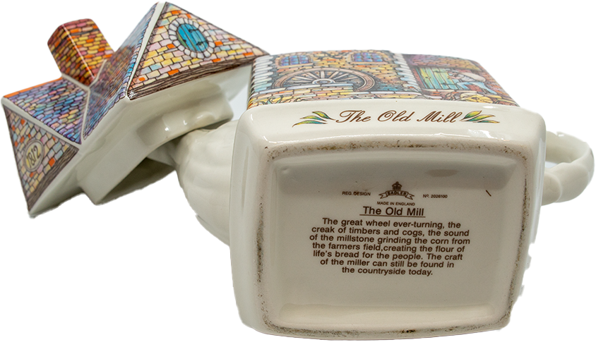 İngiliz Sadler ‘’The Old Mill ‘’ isimli vintage eski çiftlik evi şeklinde porselen pot