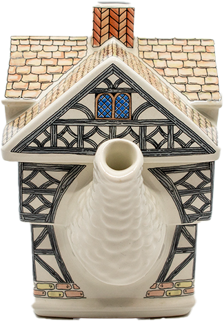 İngiliz Sadler ‘’Tudor House ‘’ isimli vintage eski çiftlik evi şeklinde porselen pot