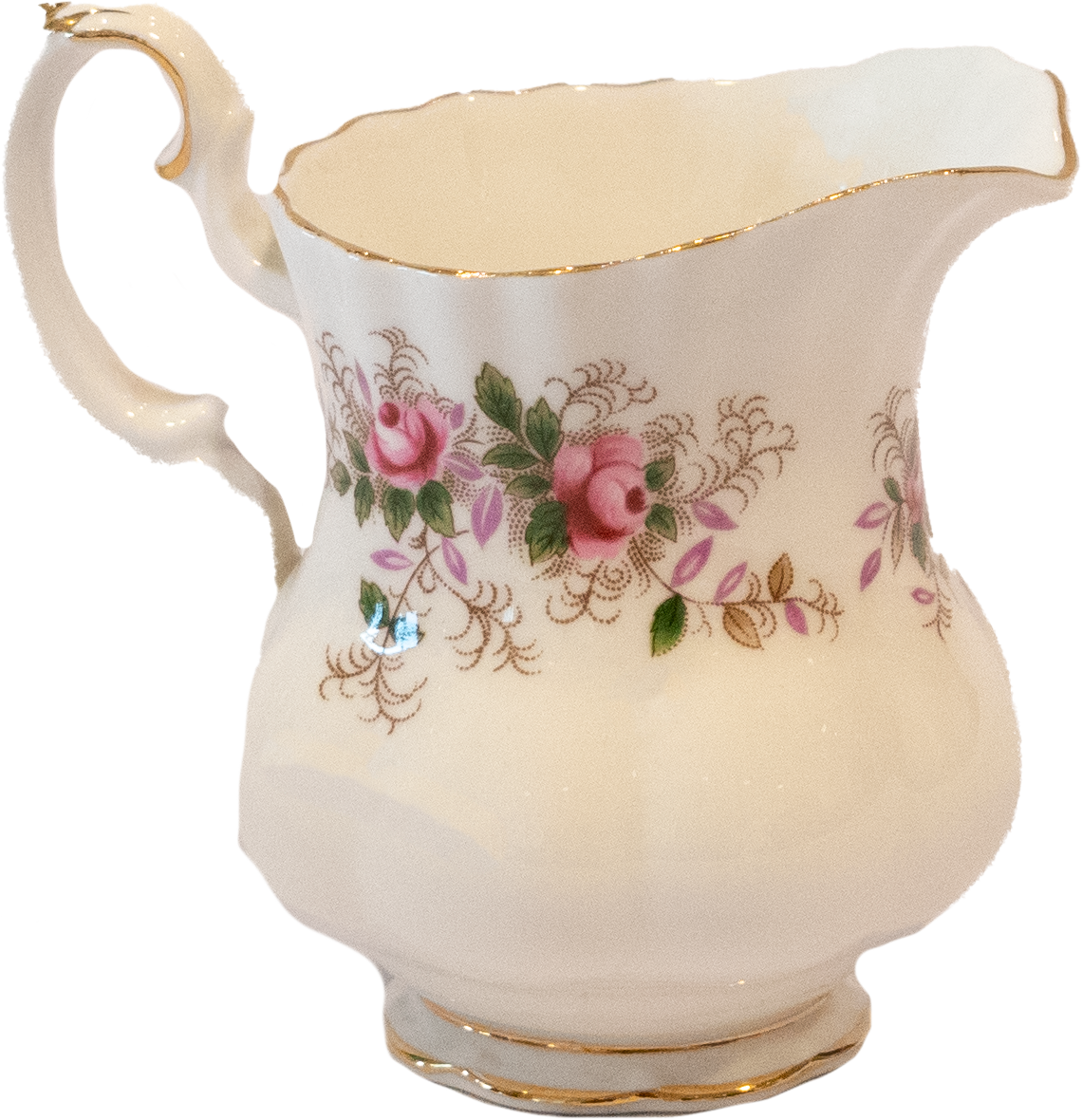 Royal Albert Lavender Rose serisi 6’lı çay fincanı , potluk,şekerlik ve sütlük takımı