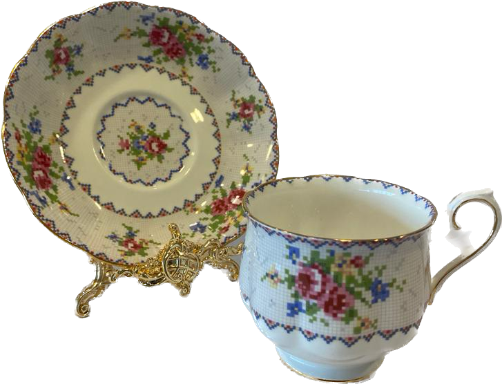 İngiliz Royal Albert İngiliz Petit Point çay fincanı