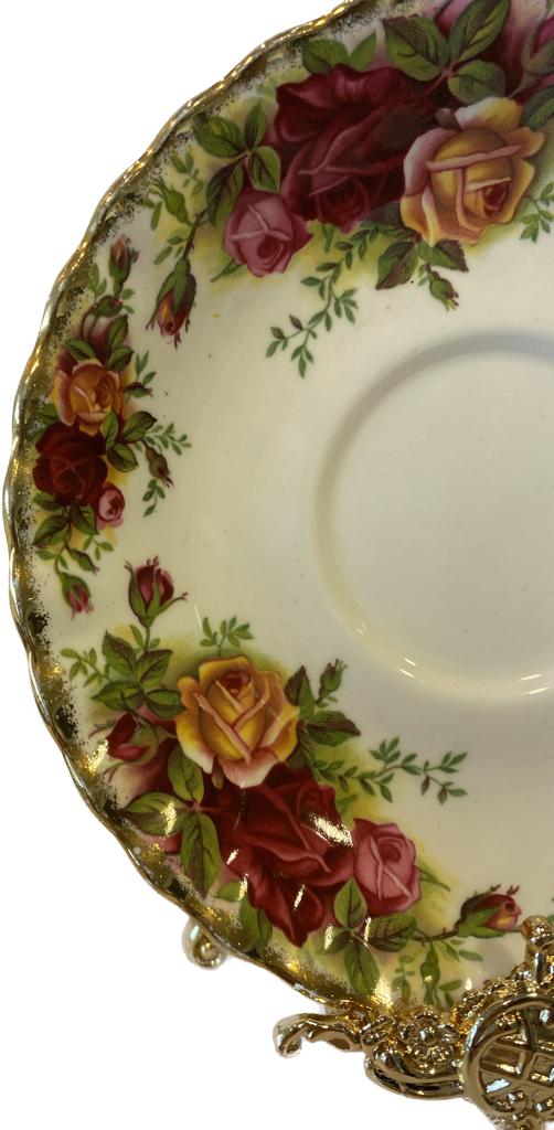 İngiliz Royal Albert Old Country Roses serisi porselen çay fincanı