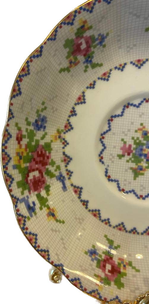 İngiliz Royal Albert İngiliz Petit Point çay fincanı